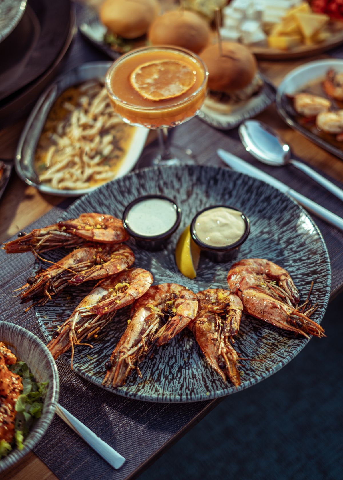 A seafood platter built for a party